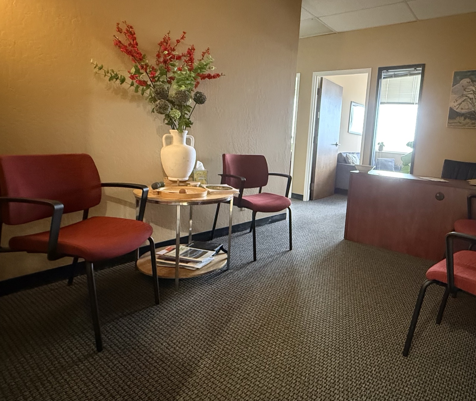 Welcome area